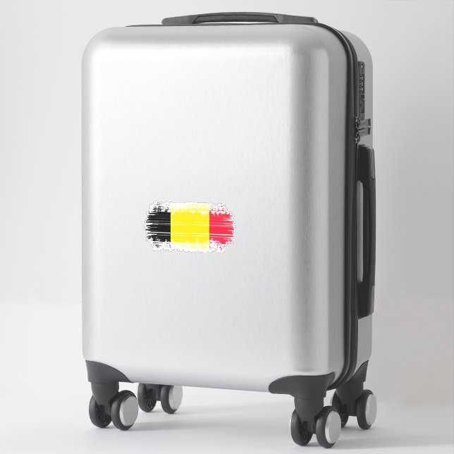 Sticker Drapeau de Belgique (Sur valise)