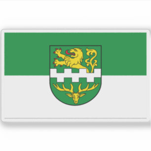 Sticker Drapeau de Bergisch Gladbach, Allemagne