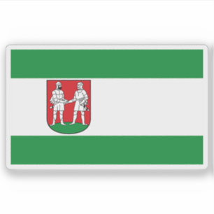 Sticker Drapeau de Bünde, Allemagne