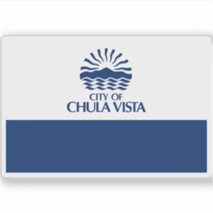 Sticker Drapeau de Chula Vista, Californie