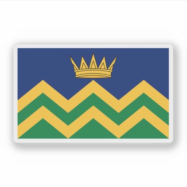 Sticker Drapeau de Cumbria (à compter de 2025) (Devant)