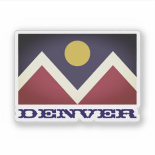 Sticker Drapeau de Denver, Colorado