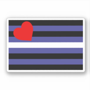 Sticker Drapeau de fierté cuir