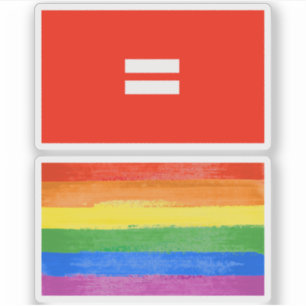 Sticker Drapeau de fierté de l'égalité