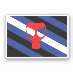 Sticker Drapeau de fierté de masque