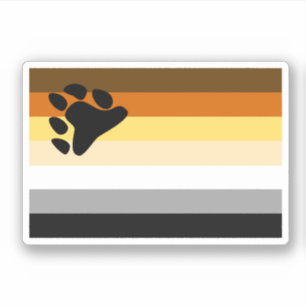 Sticker Drapeau de fierté des Ours