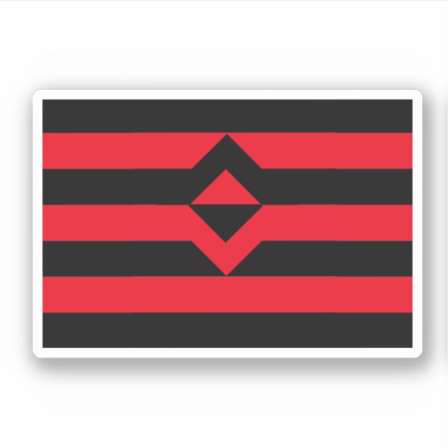 Sticker Drapeau de fierté du poing (Devant)