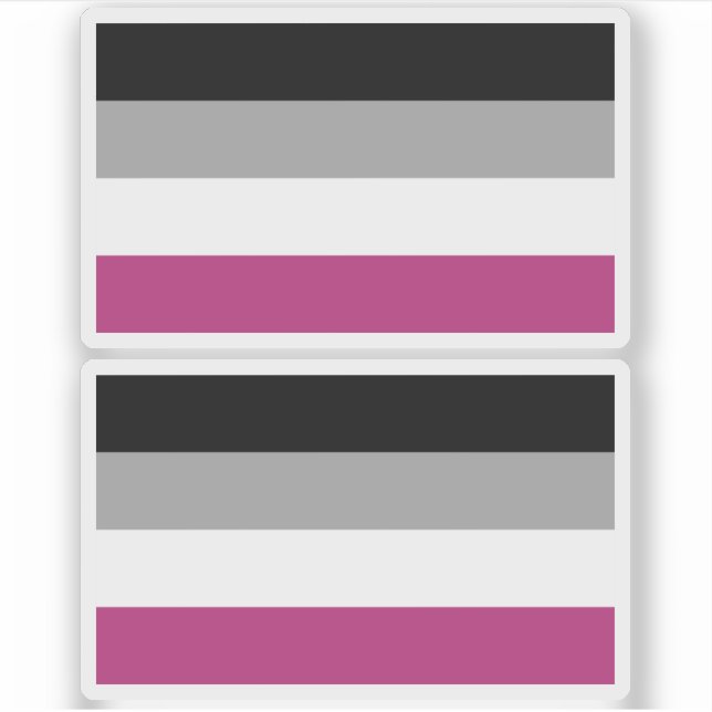 Sticker Drapeau de fierté gynéphile (Devant)