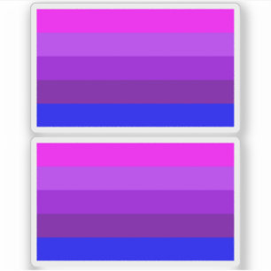 Sticker Drapeau de fierté transgenre alternatif