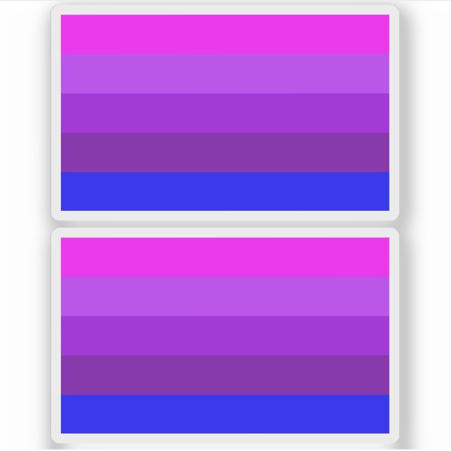 Sticker Drapeau de fierté transgenre alternatif (Devant)