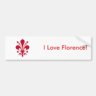 Sticker Drapeau de Florence, Italie