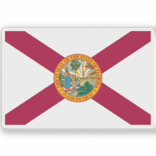 Sticker Drapeau de Floride