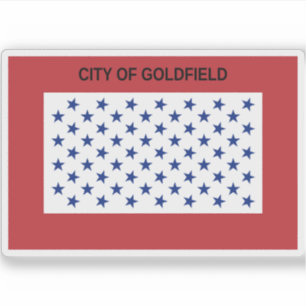 Sticker Drapeau de Goldfield, Colorado