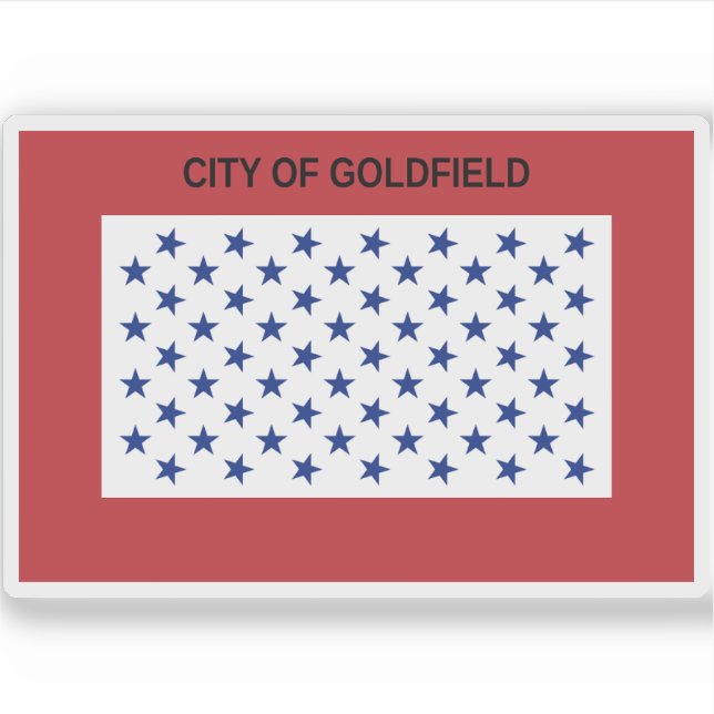 Sticker Drapeau de Goldfield, Colorado (Devant)