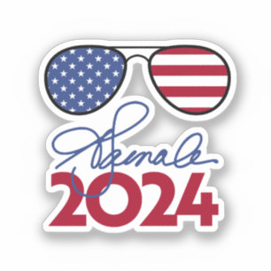 Sticker Drapeau de Kamala Harris Aviator