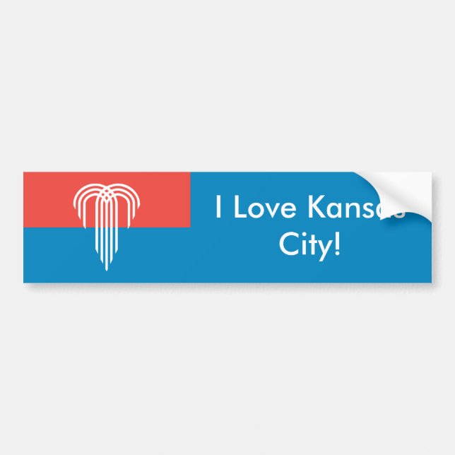 Sticker Drapeau de Kansas City, Missouri (Devant)