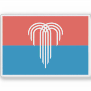 Sticker Drapeau de Kansas City, Missouri, USA