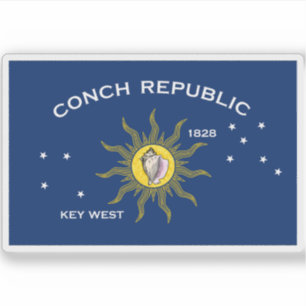 Sticker Drapeau de Key West, Floride