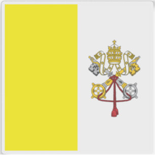 Sticker Drapeau de la Cité du Vatican (depuis 2023)