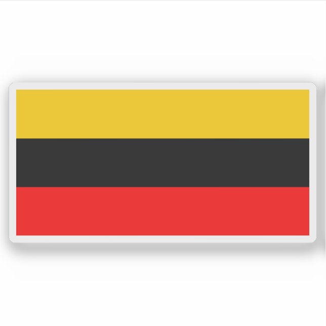 Sticker Drapeau de la Fédération transcaucasienne, Arménie (Devant)