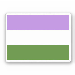 Sticker Drapeau de la fierté de genre