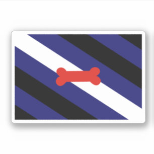 Sticker Drapeau de la fierté de Puppy Play