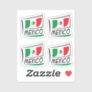 Sticker Drapeau de la Fierté du Mexique X