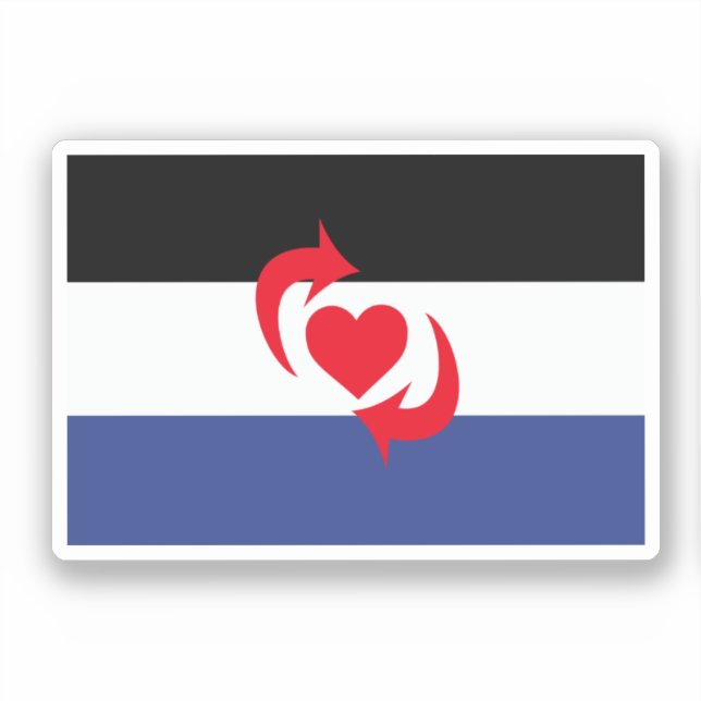 Sticker Drapeau de la fierté Switch (Recto)