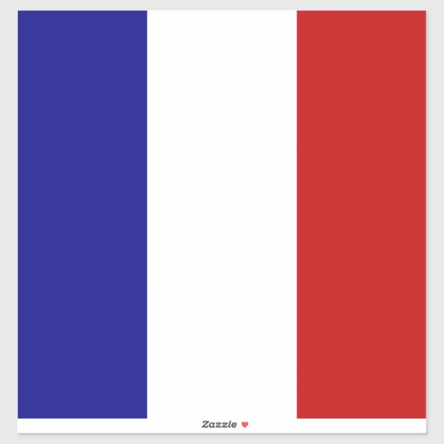 Sticker Drapeau de la France (Feuille)