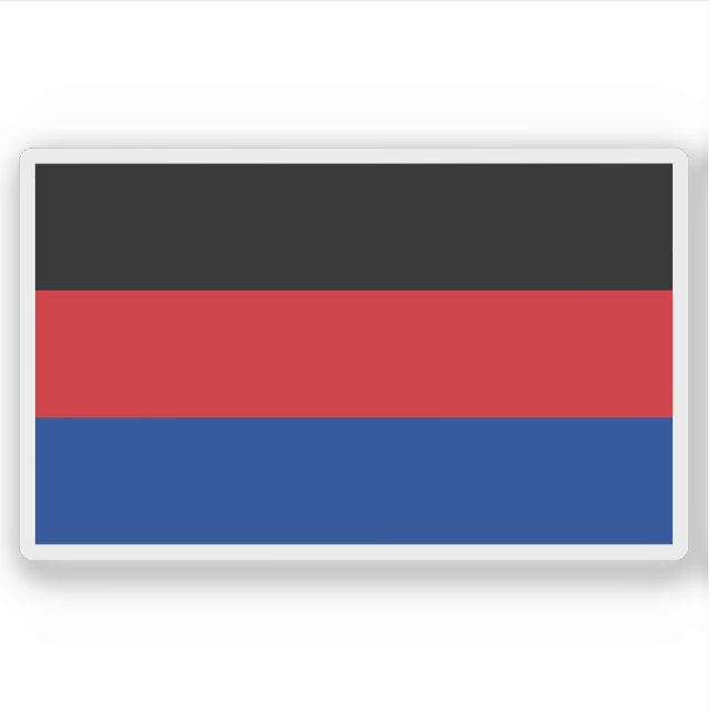 Sticker Drapeau de la Frise orientale, la Pays-Bas (Devant)