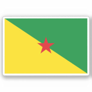 Sticker Drapeau de la Guyane