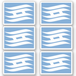 Sticker Drapeau de la préfecture de Hyogo, Japon