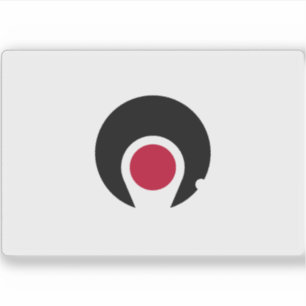 Sticker Drapeau de la préfecture de Kagoshima