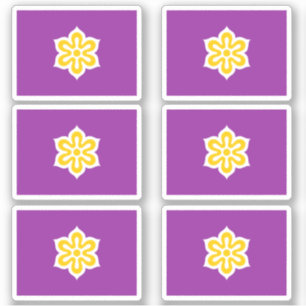 Sticker Drapeau de la préfecture de Kyoto, Japon