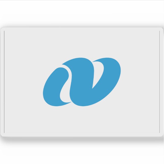 Sticker Drapeau de la préfecture de Nagasaki, Japon (Devant)