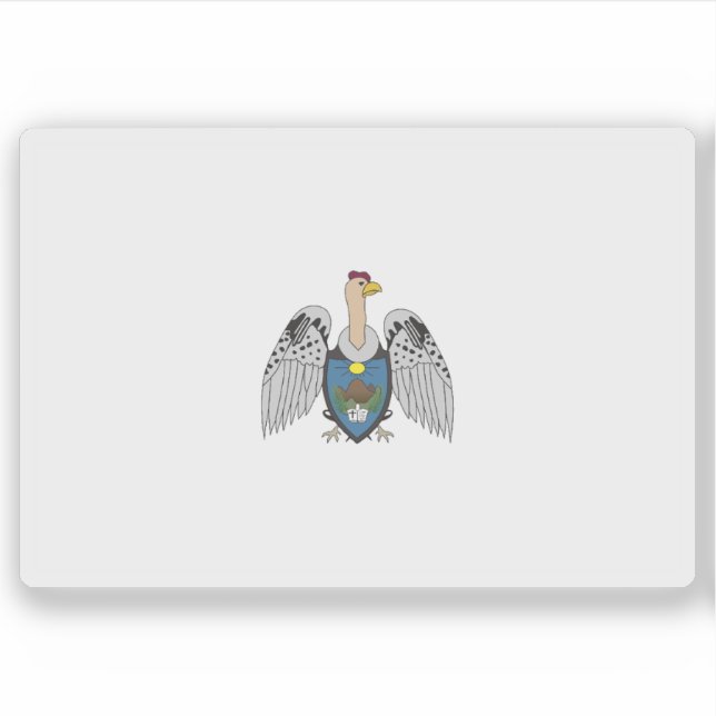 Sticker Drapeau de la province de Santiago de Chuco, Pérou (Devant)