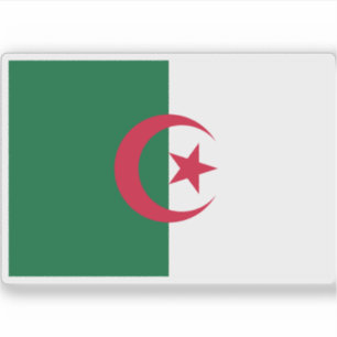 Sticker Drapeau de la République algérienne démocratique e