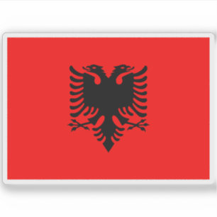 Sticker Drapeau de la République d'Albanie