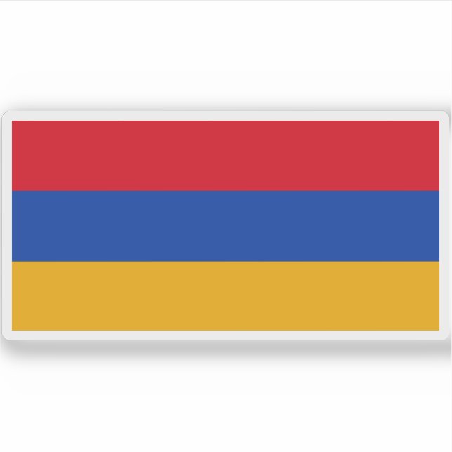Sticker Drapeau de la République d'Arménie (Devant)