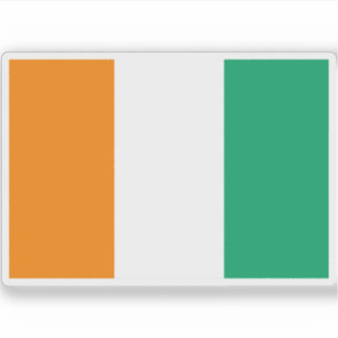 Sticker Drapeau de la République de Côte d'Ivoire