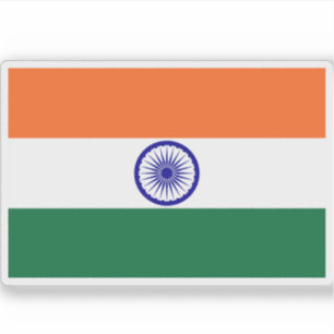 Sticker Drapeau de la République de l'Inde