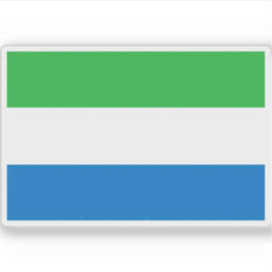 Sticker Drapeau de la République de Sierra Leone