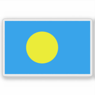 Sticker Drapeau de la République des Palaos