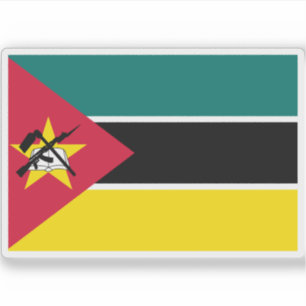 Sticker Drapeau de la République du Mozambique