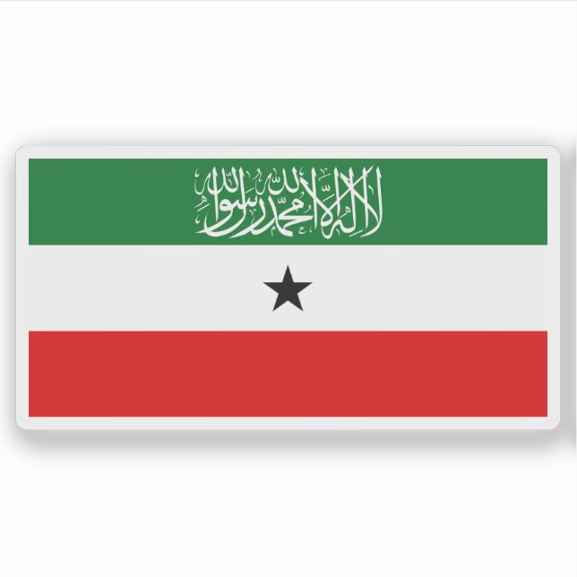 Sticker Drapeau de la République du Somaliland (depuis 199 (Devant)