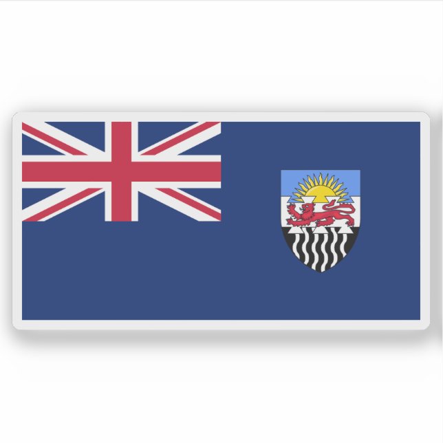 Sticker Drapeau de la Rhodésie et du Nyasaland (1953-1963) (Devant)