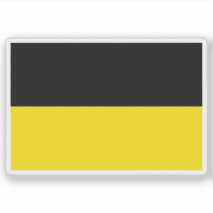 Sticker Drapeau de la Silésie tchèque, région historique