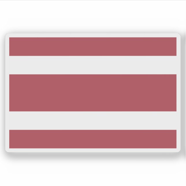 Sticker Drapeau de la Thaïlande (Siam, 1916 - 1917) (Devant)