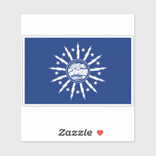 Sticker Drapeau de la ville de Buffalo