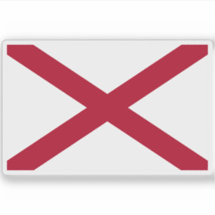 Sticker Drapeau de l'Alabama